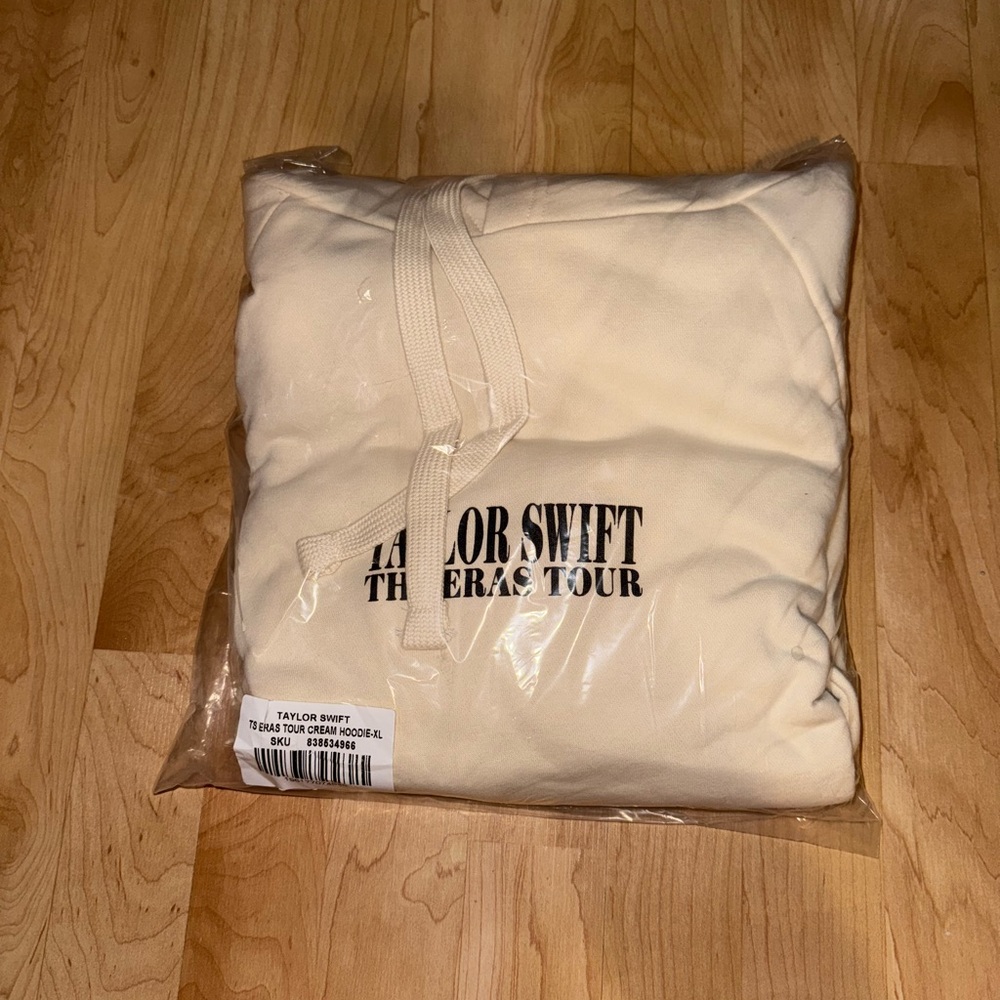 OFFICIAL Taylor Swift The Eras Tour Cream Hoodie